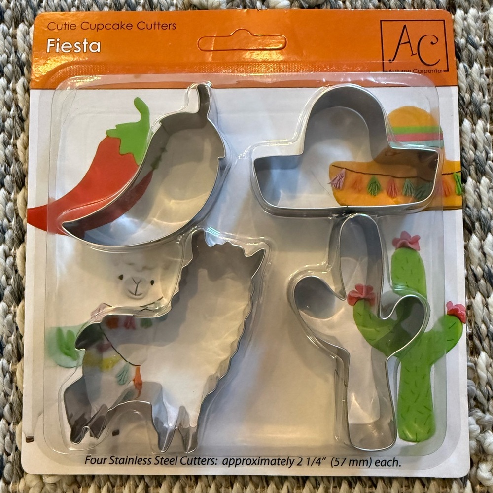 Fiesta Stainless Steel Cookie Cutters Set